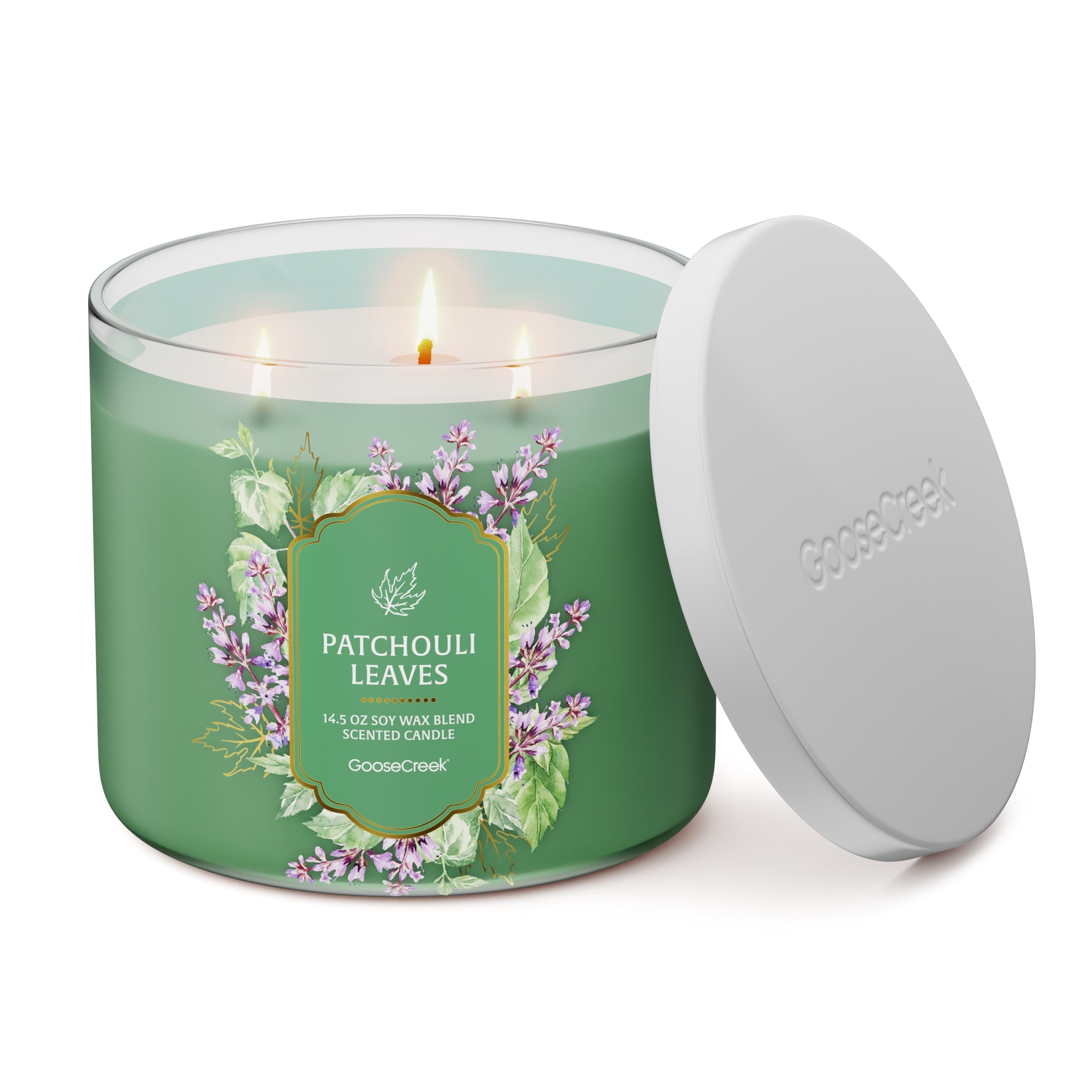 Patchouli Leaves 3-Wick Candle