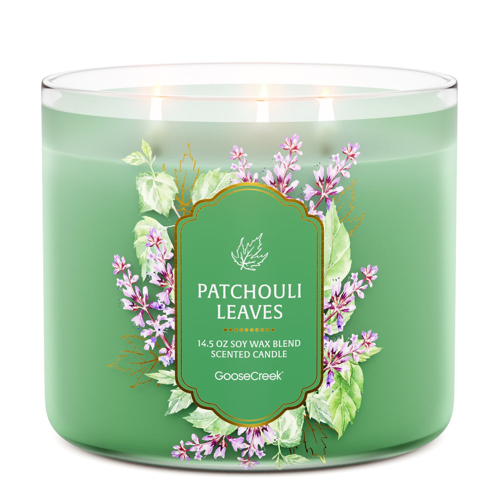 Patchouli Leaves 3-Wick Candle