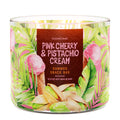 Pink Cherry & Pistachio Cream 3-Wick Candle