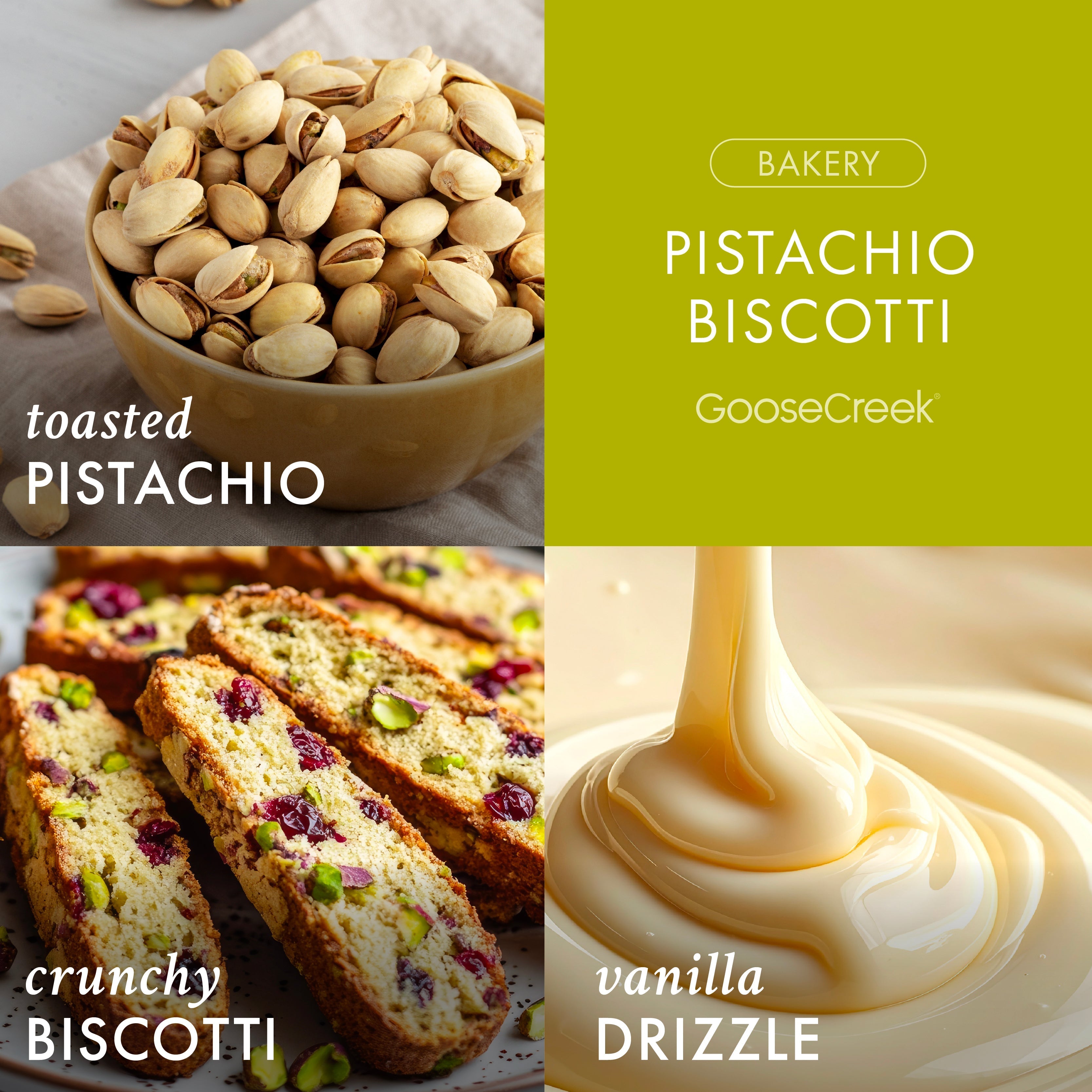 Pistachio Biscotti 3-Wick Candle