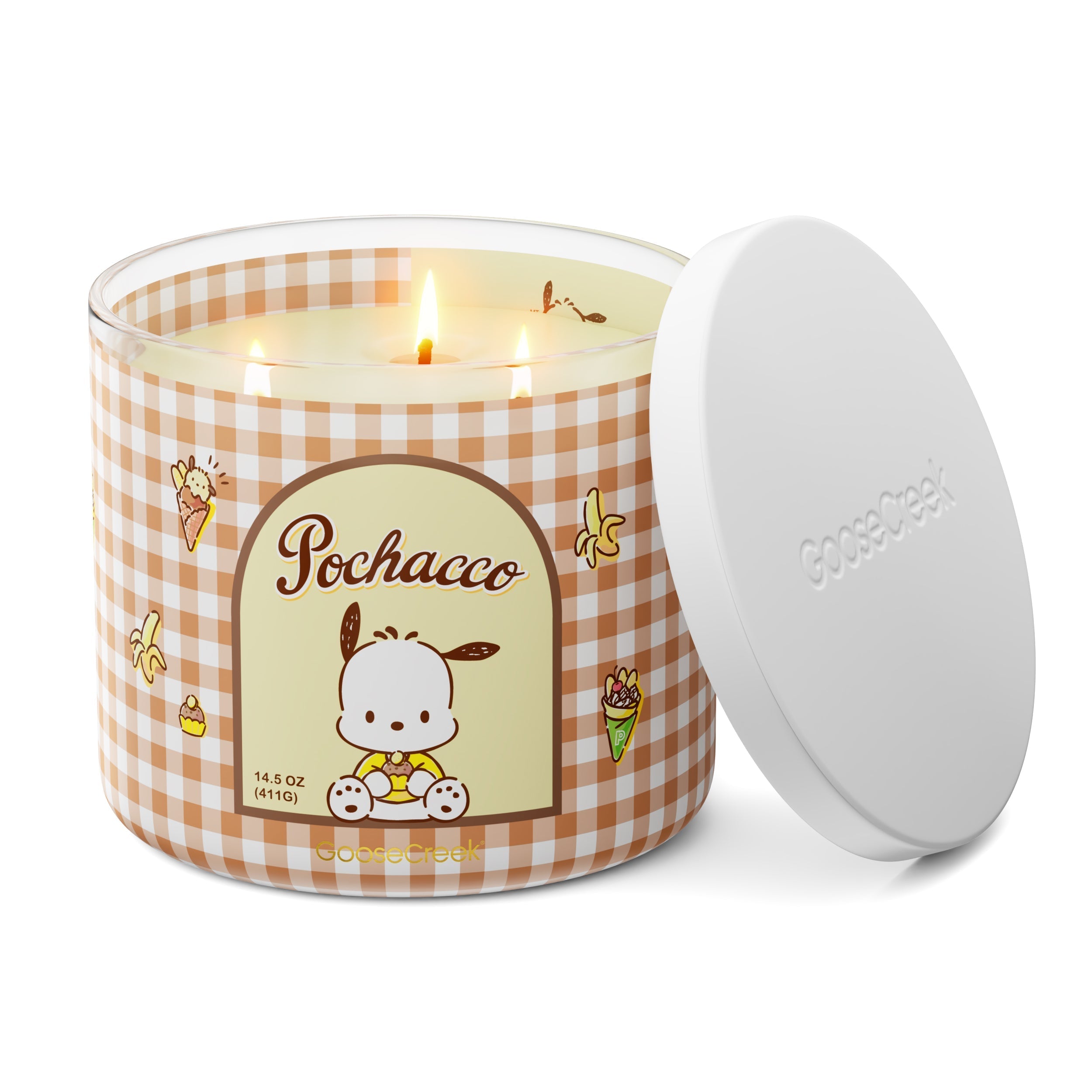 Pochacco Hello Kitty 3-Wick Candle