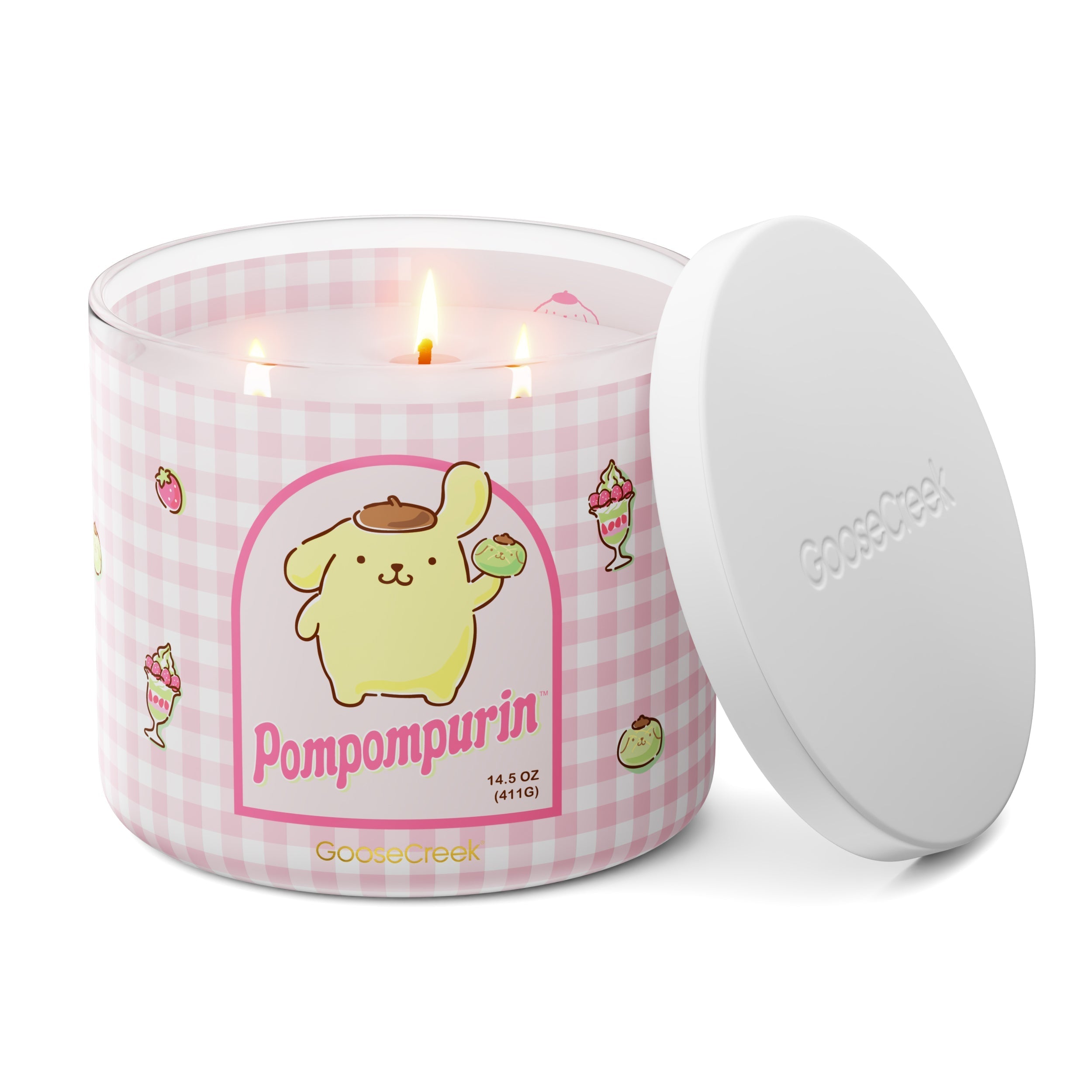 Pom Pom Purin Hello Kitty 3-Wick Candle