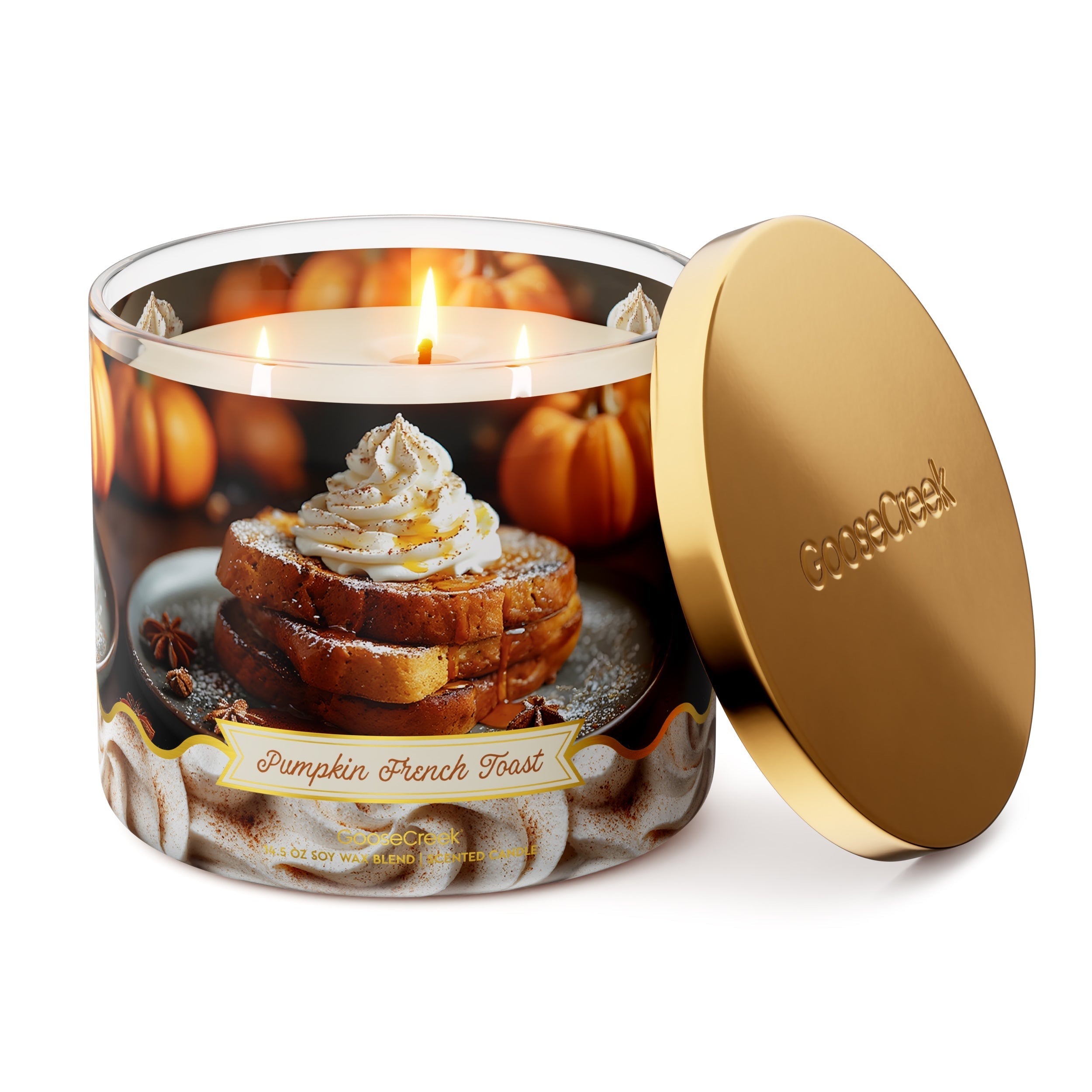 Pumpkin French Toast 3-Wick Candle