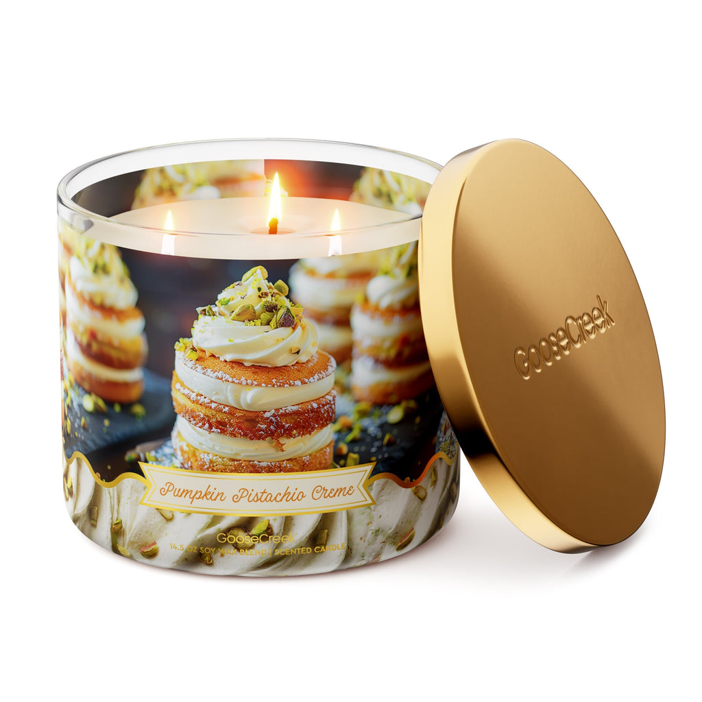 Pumpkin Pistachio Creme 3-Wick Candle