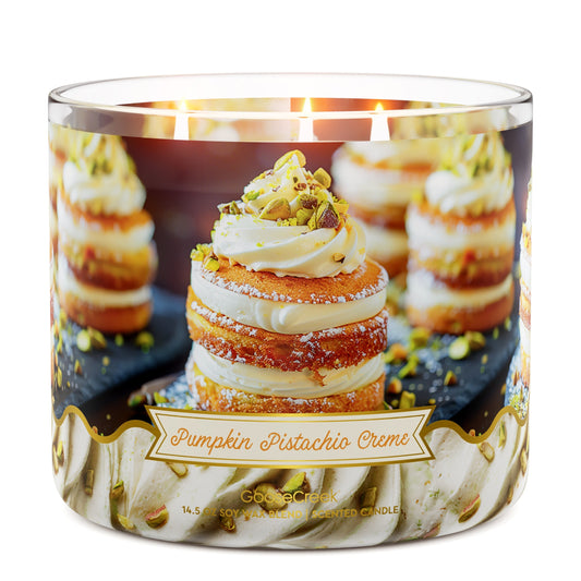 Pumpkin Pistachio Creme 3-Wick Candle