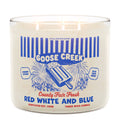 Red, White & Blue 3-Wick Candle