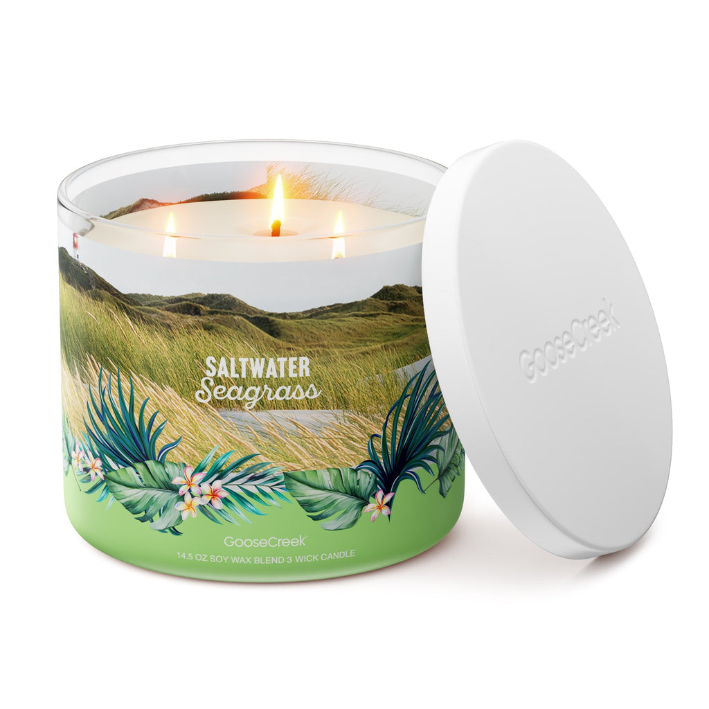 Saltwater Seagrass 3-Wick Candle