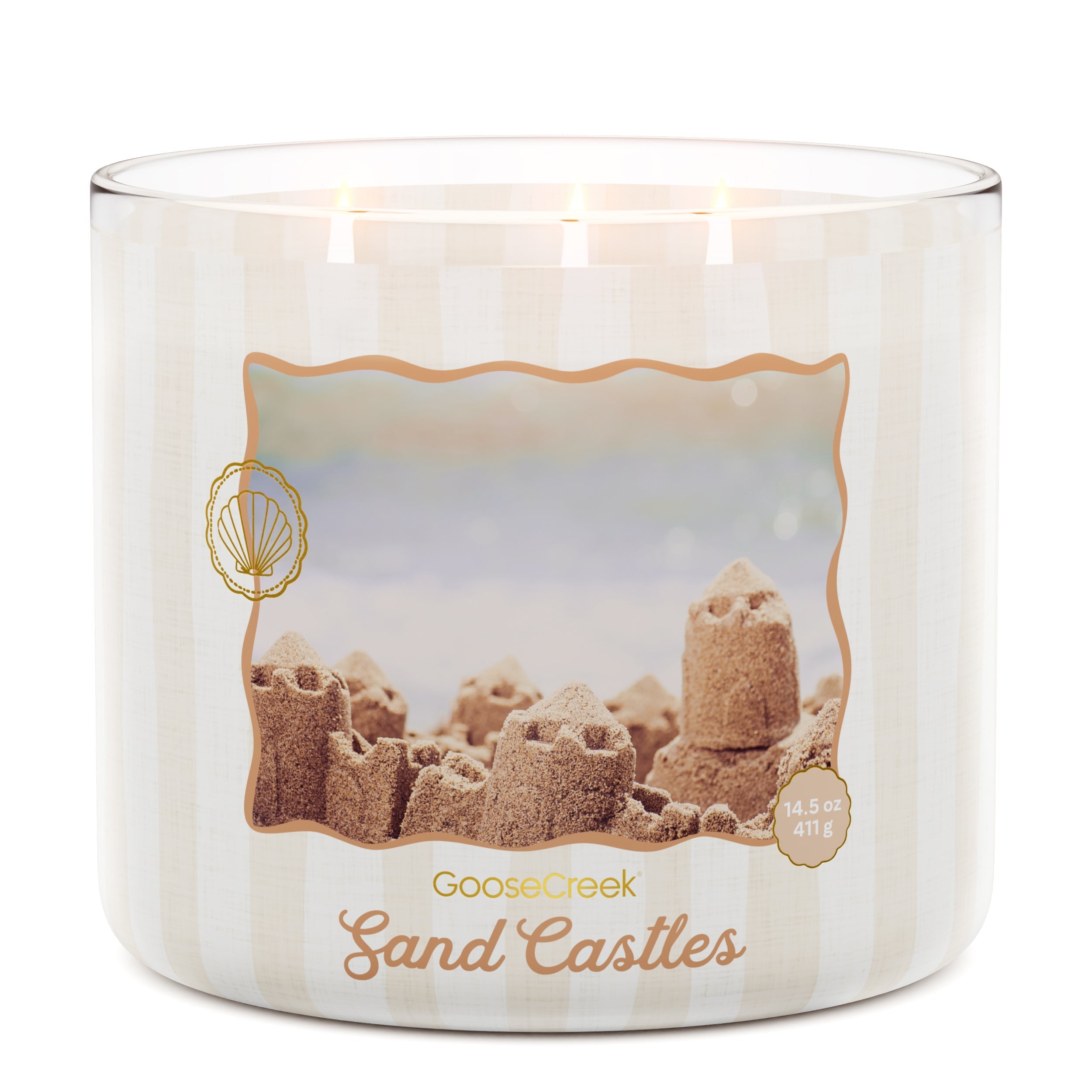 Sand Castles 3-Wick Candle