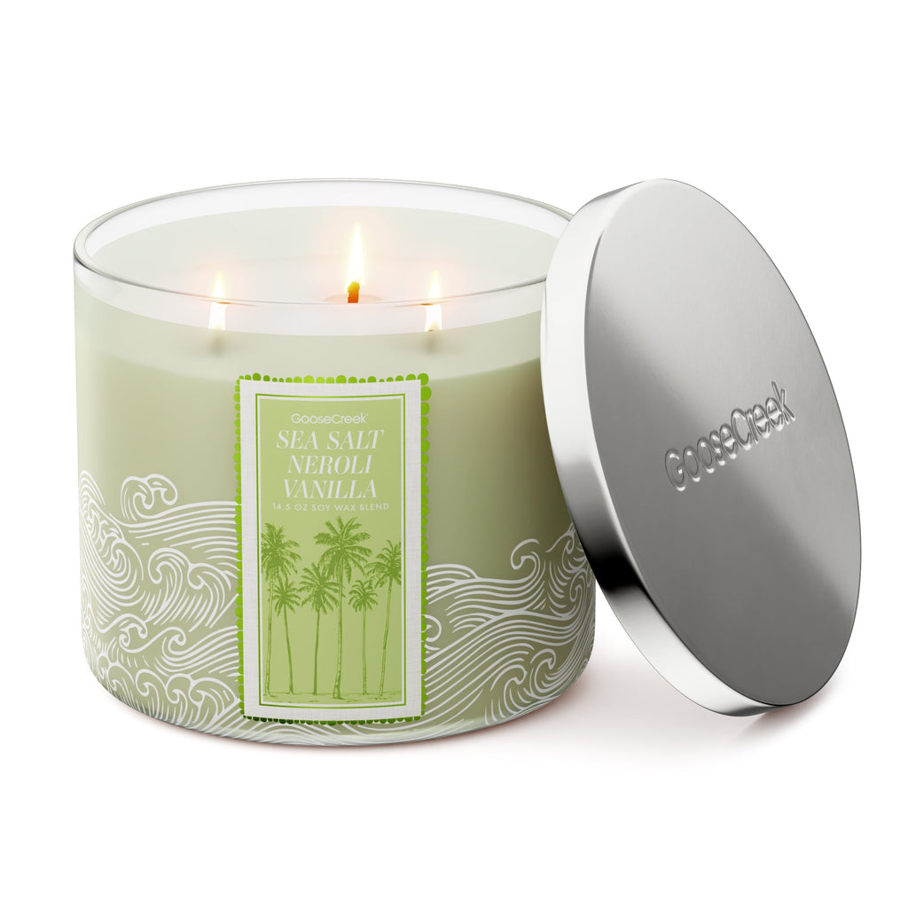Sea Salt Neroli & Vanilla 3-Wick Candle