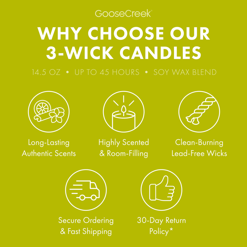 Shoreline Woods 3-Wick Candle