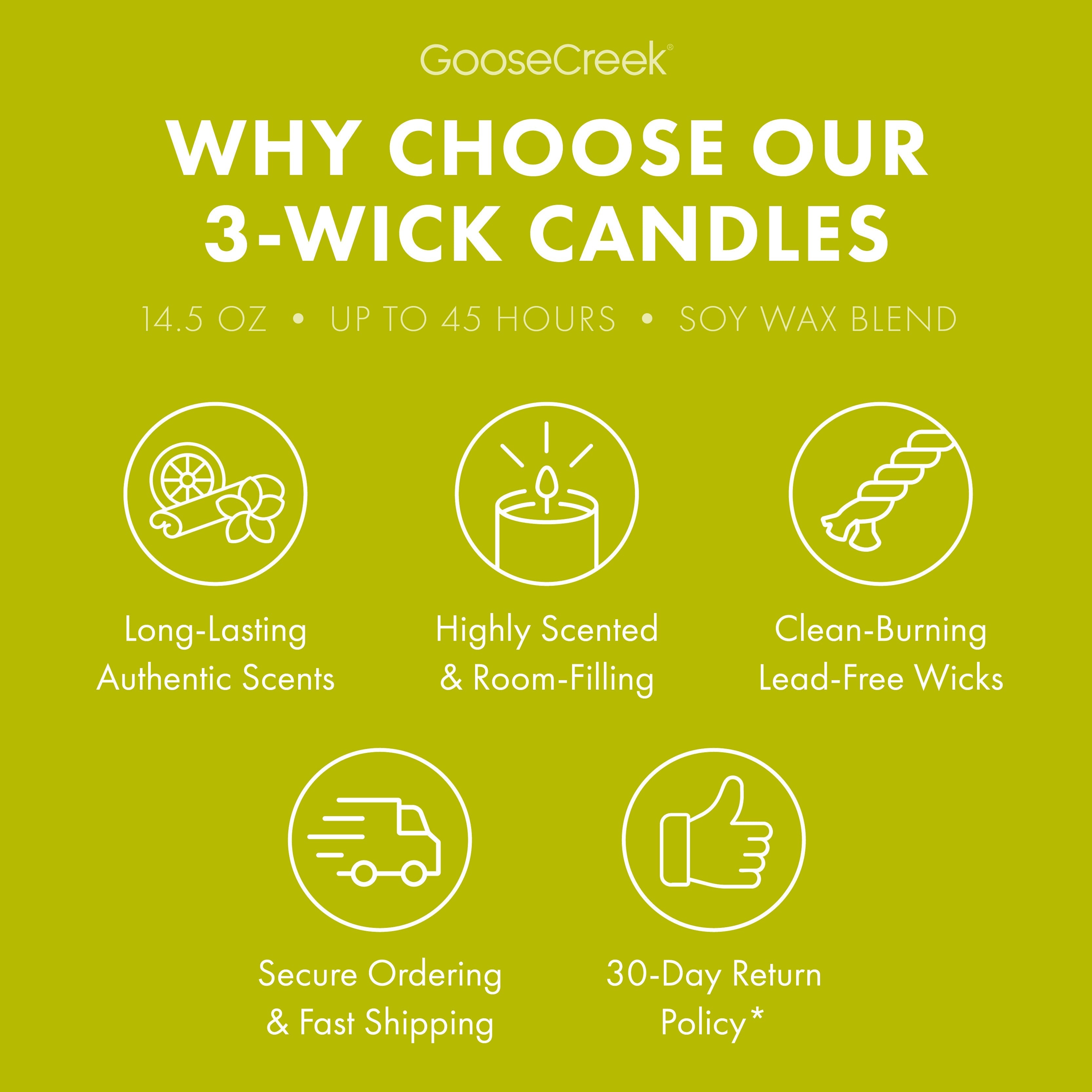 Shoreline Woods 3-Wick Candle