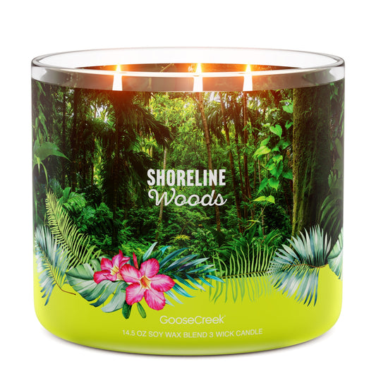 Shoreline Woods 3-Wick Candle