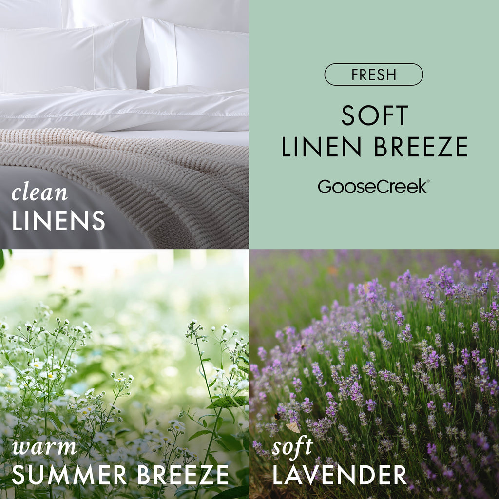 Soft Linen Breeze 3-Wick Candle