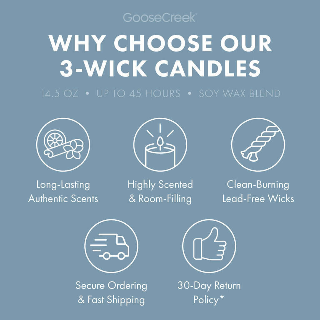 Soft Linen Breeze 3-Wick Candle