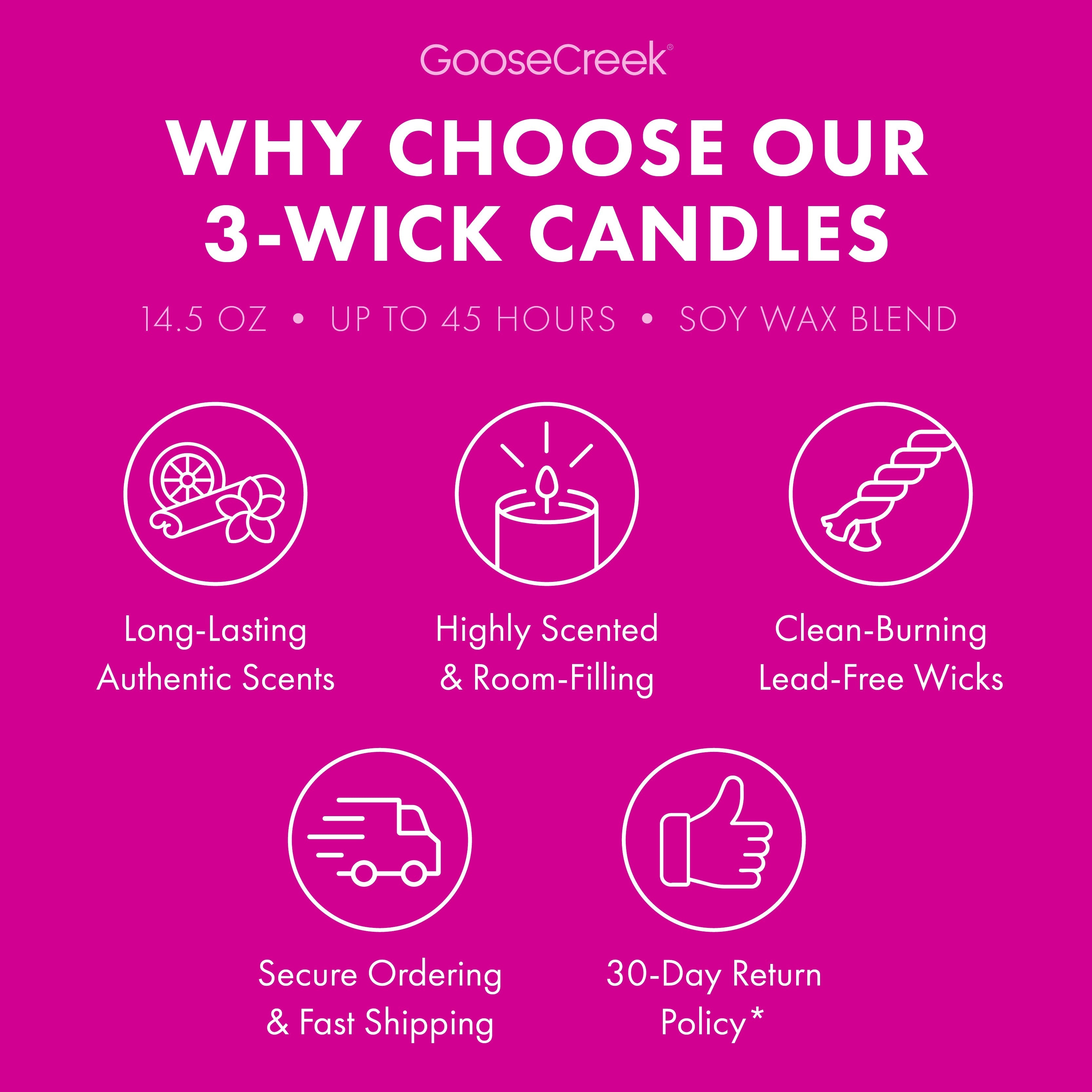Solar Blooms 3-Wick Candle