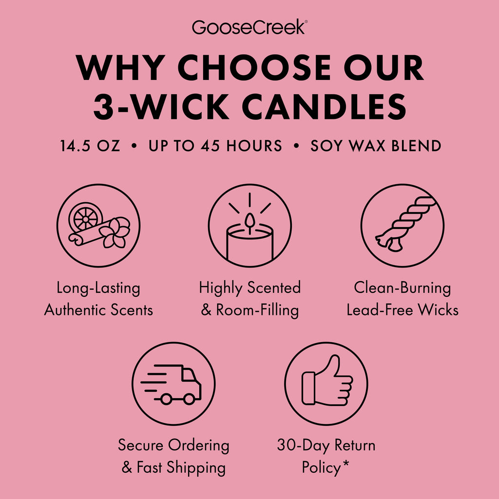 Strawberry Sponge Cake 3-Wick Candle