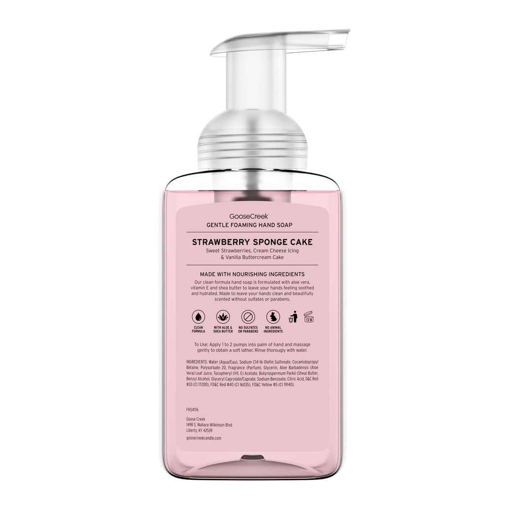 Strawberry Sponge Cake Foaming Hand Soap