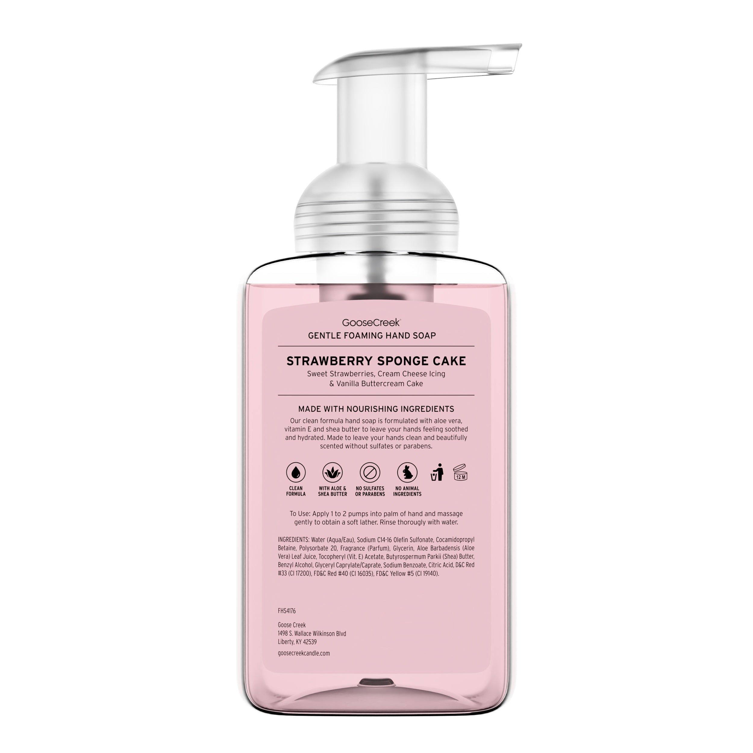 Strawberry Sponge Cake Foaming Hand Soap