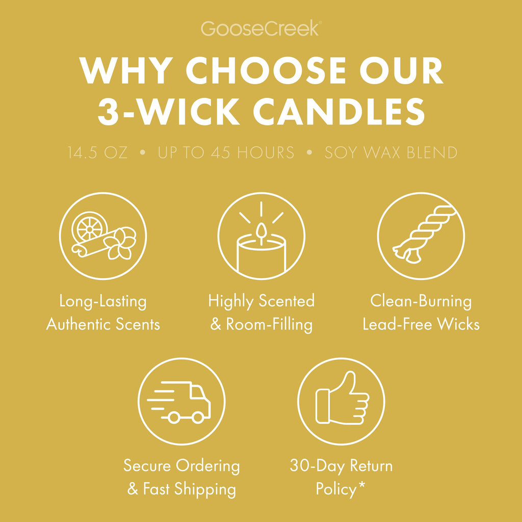 Sugared Lemon Odor Eliminating 3-Wick Candle