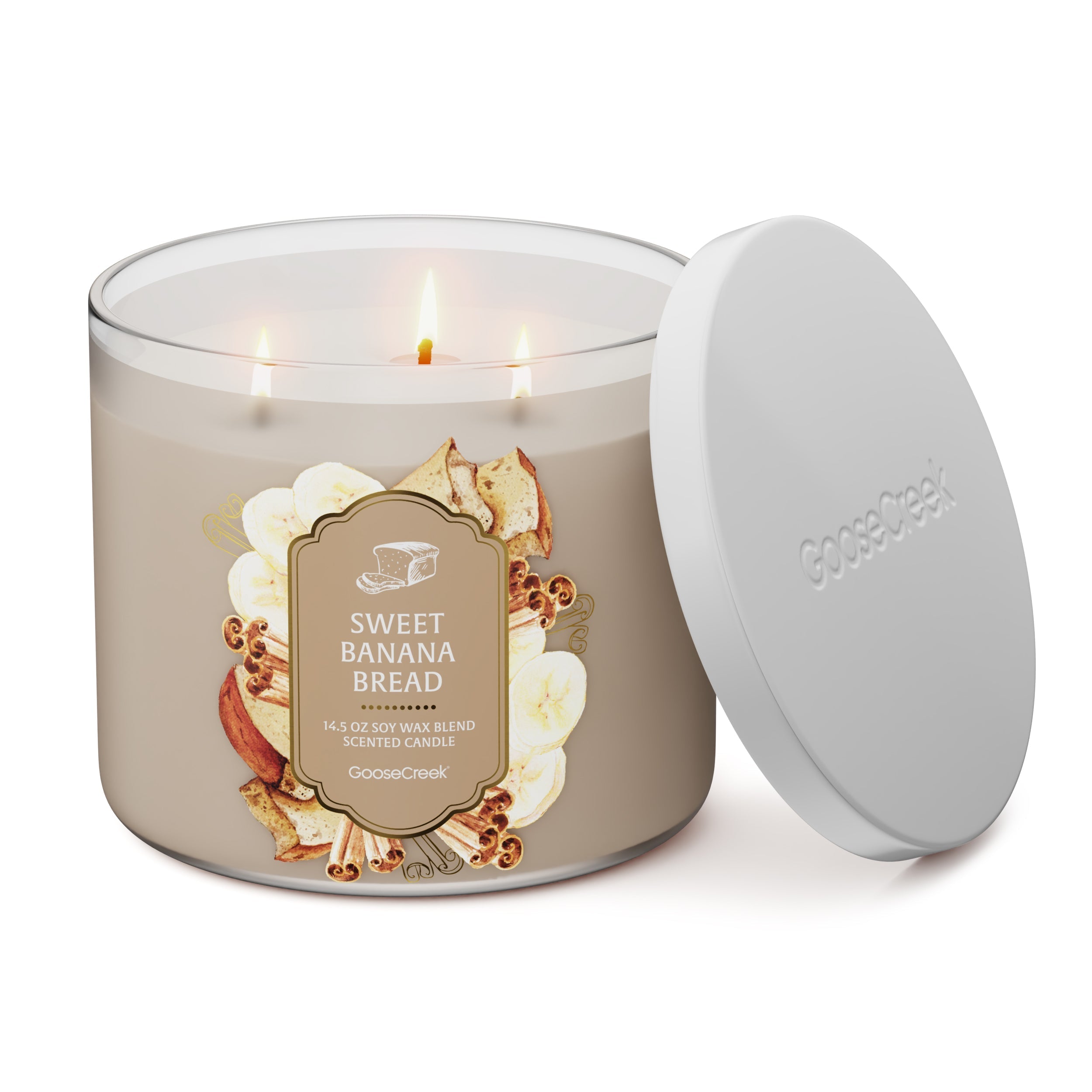 Sweet Banana Bread 3-Wick Candle