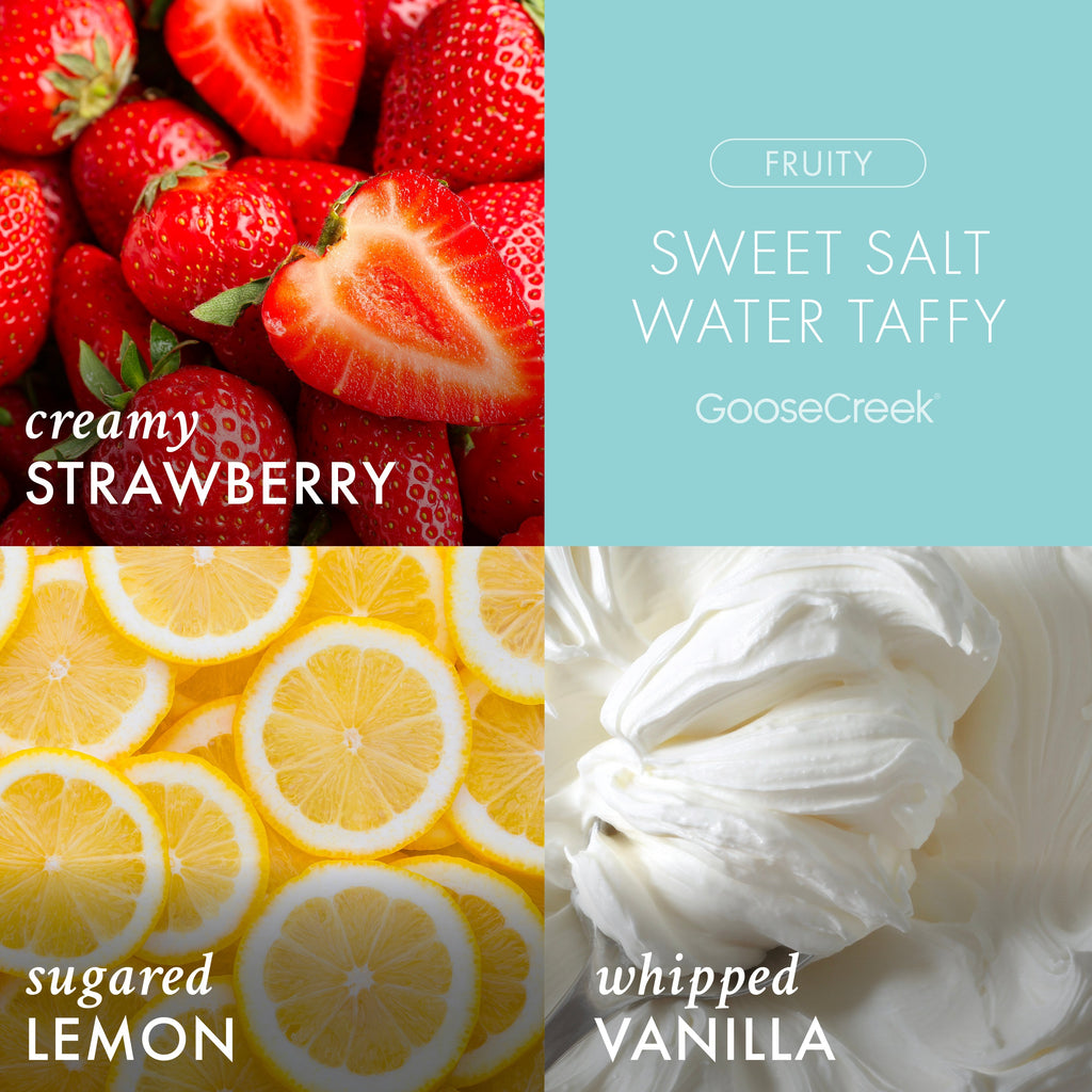 Sweet Salt Water Taffy 3-Wick Candle
