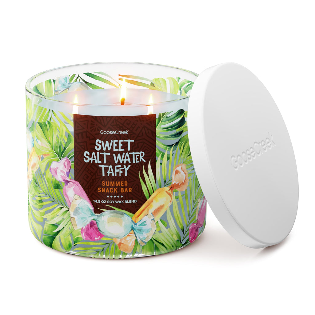 Sweet Salt Water Taffy 3-Wick Candle